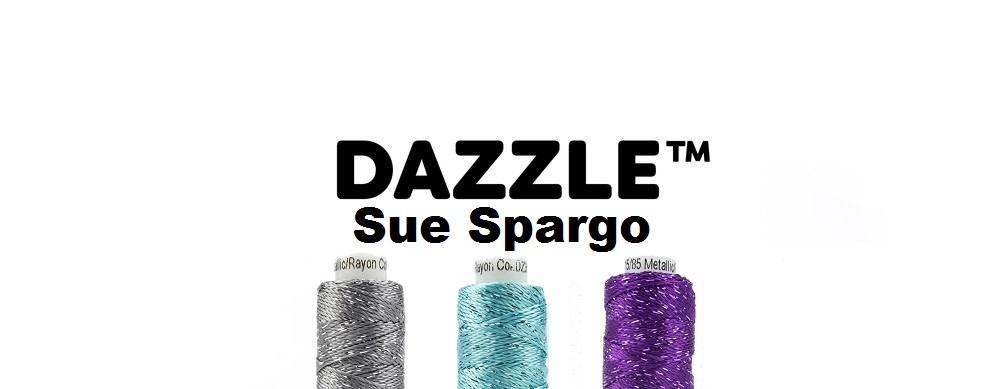 WonderFil Dazzle Dazzle metallic 8wt thread Sue Spargo select your style 46m