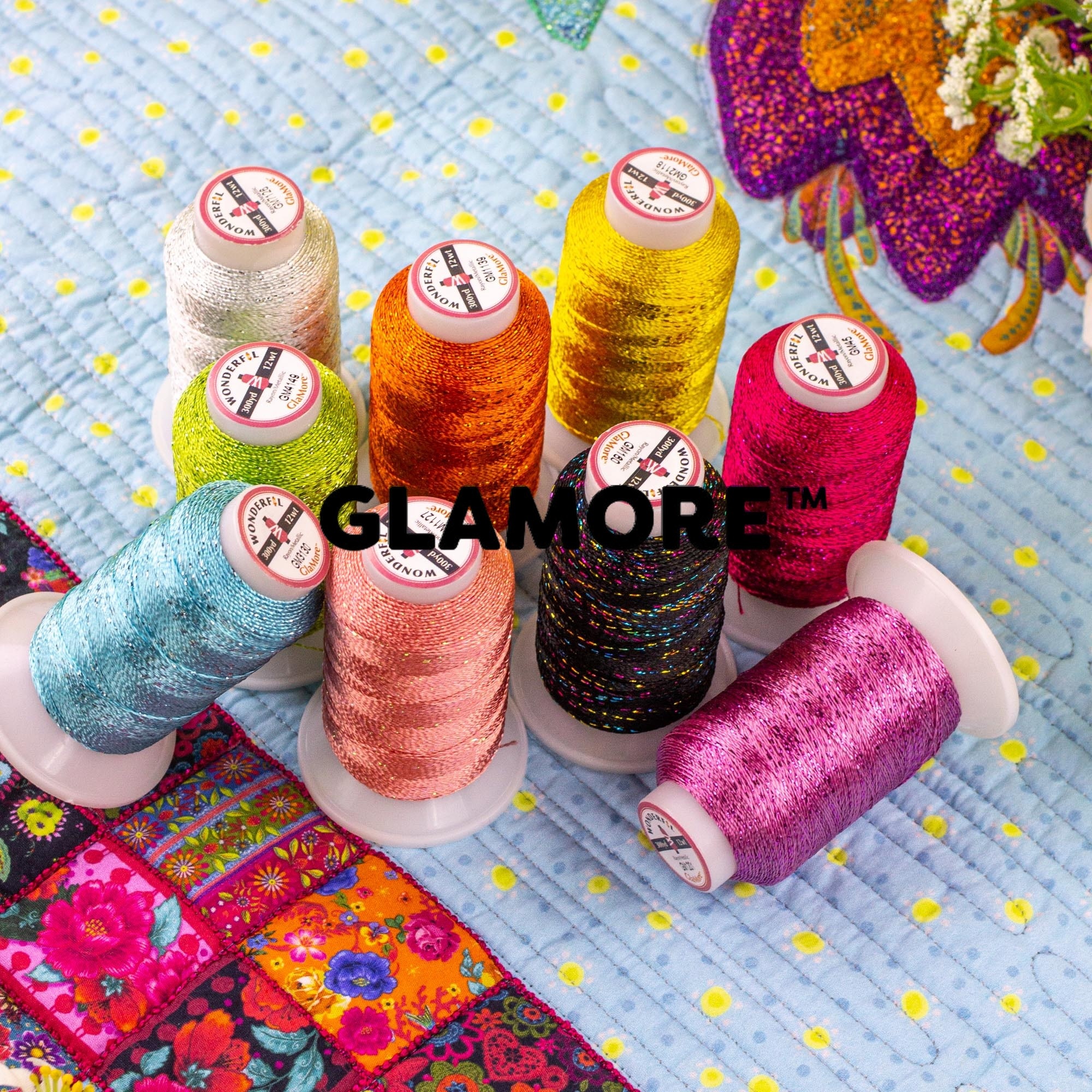 WonderFil GlaMore GlaMore complete thread collection 274m (40 spools)