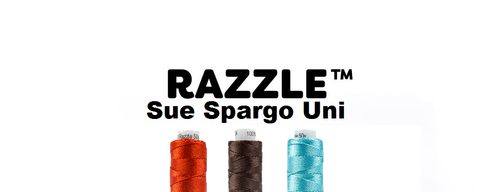 WonderFil Razzle Fil rayon 8wt Razzle Sue Spargo au choix 46m