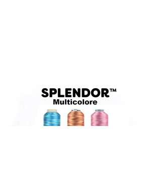WonderFil Splendor Fil rayon multicolore 40wt Splendor au choix