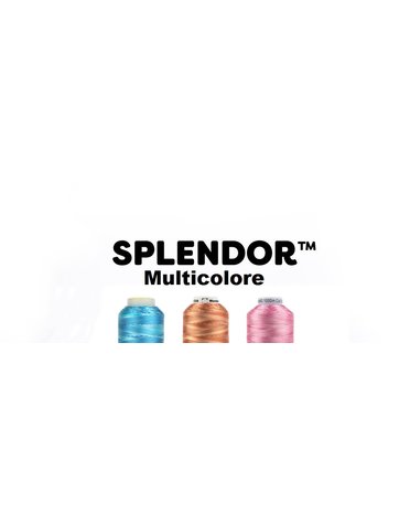 WonderFil Splendor Fil rayon multicolore 40wt Splendor au choix