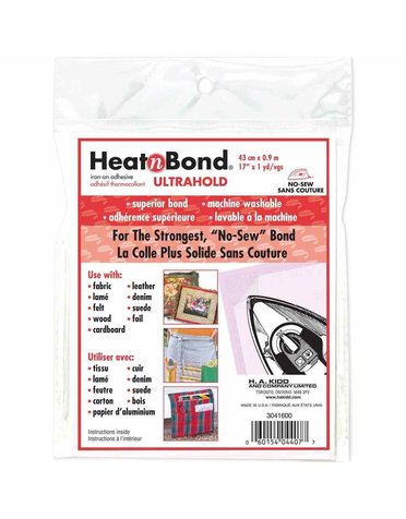 HeatnBond HeatNbond ultra hold iron-on adhesive sheets - 43cm x .9m (17″ x 1yd) pkg.