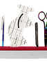 It's Sew Emma The Stash N Store Oh Sew Organized - Red
