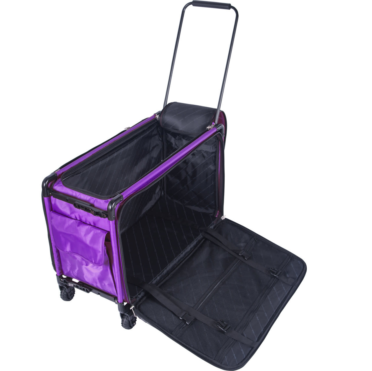 Grande valise à roulettes pour machine à coudre - noir - 22″ x 141⁄2″