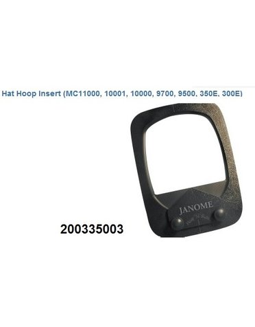 Janome HAT HOOP INSERT (For MC300e-MC11000) (HH10b) (90mm x 100mm)