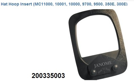 Janome HAT HOOP INSERT (For MC300e-MC11000) (HH10b) (90mm x 100mm)