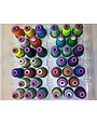 Isacord Isacord sewing and embroidery thread kit 3 with carrying case and stands (36 spools)