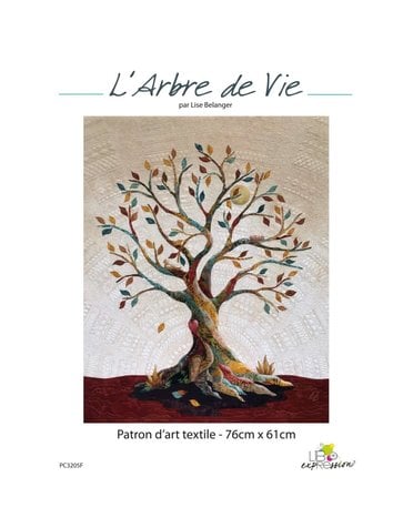 Libexpression Textile art pattern Tree of life 30X24 inchs