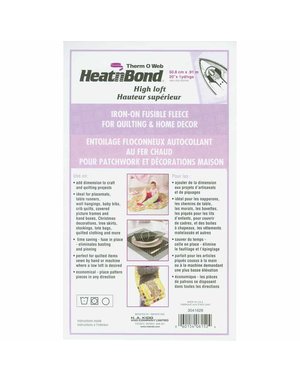 HeatnBond HEATNBOND Fusible High Loft Fleece Sheets - 50cm x .9m / 20″ x 1 yd