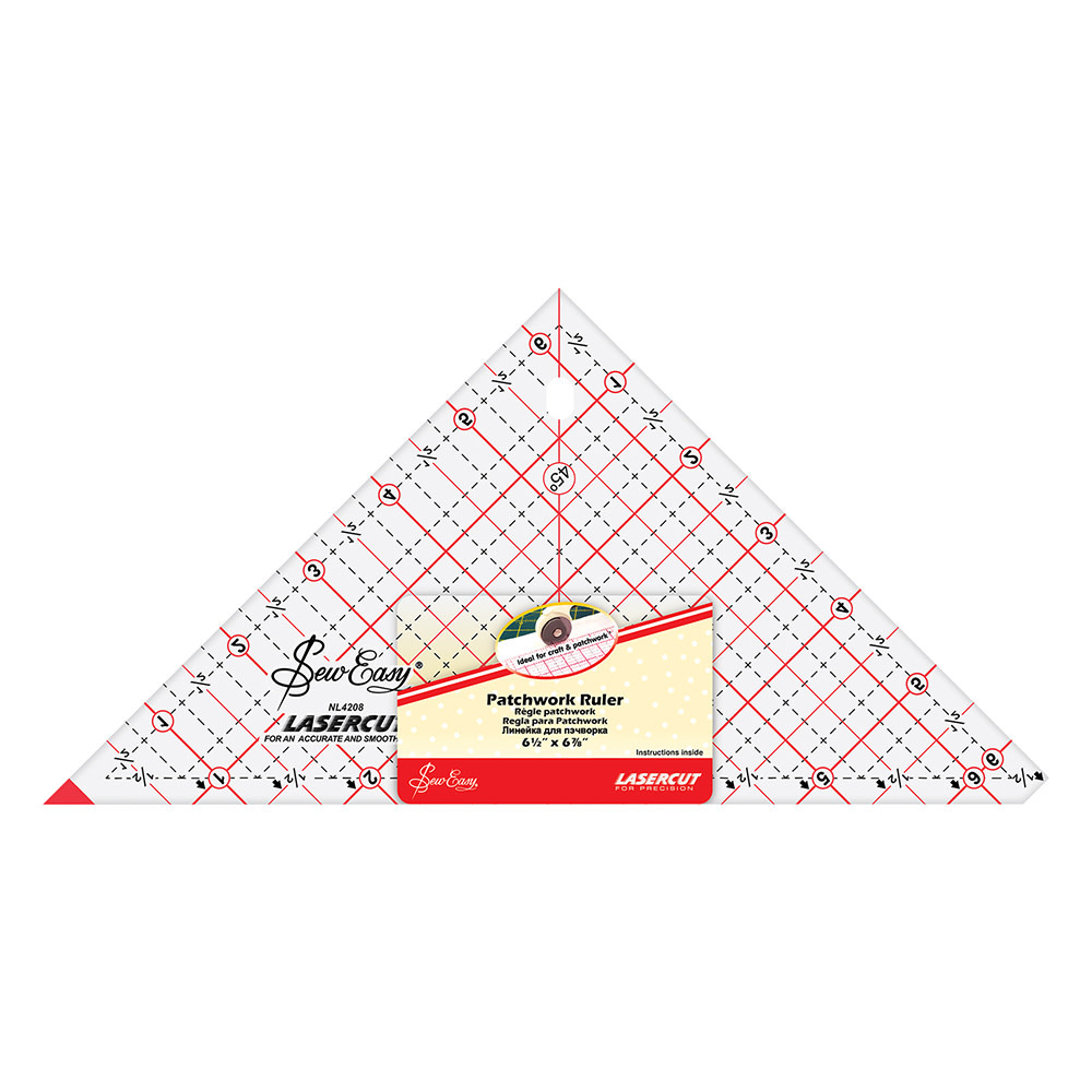 Sew Easy SEW EASY Règle triangulaire à 90 degrés - 6 1⁄2 x 6 7⁄8po