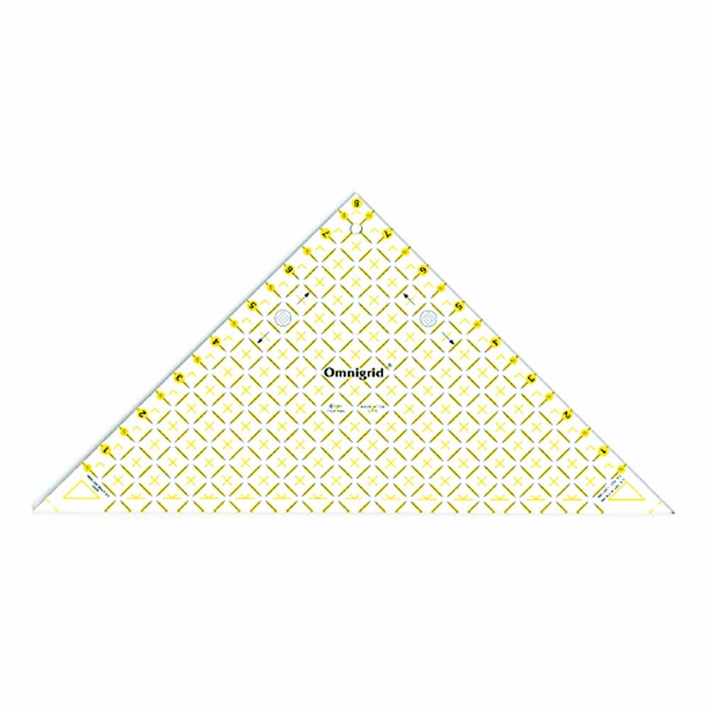Omnigrid OMNIGRID Triangle Ruler for 1⁄2″ Square Triangles - 8″ (20.3cm)