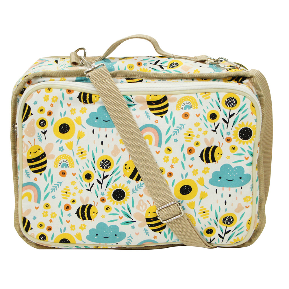 Vivace VIVACE Craft/Accessories Tote - Bumblebee - 33 x 25 x 13cm (13in x 10in x 5in)