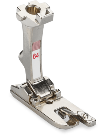 Bernina Bernina old straight stitch hemmer foot #64 (product might differ from picture)