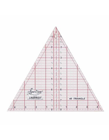 Sew Easy SEW EASY Triangle Ruler 60° - 8″ x 91⁄4″ (20.3 x 23.5cm)