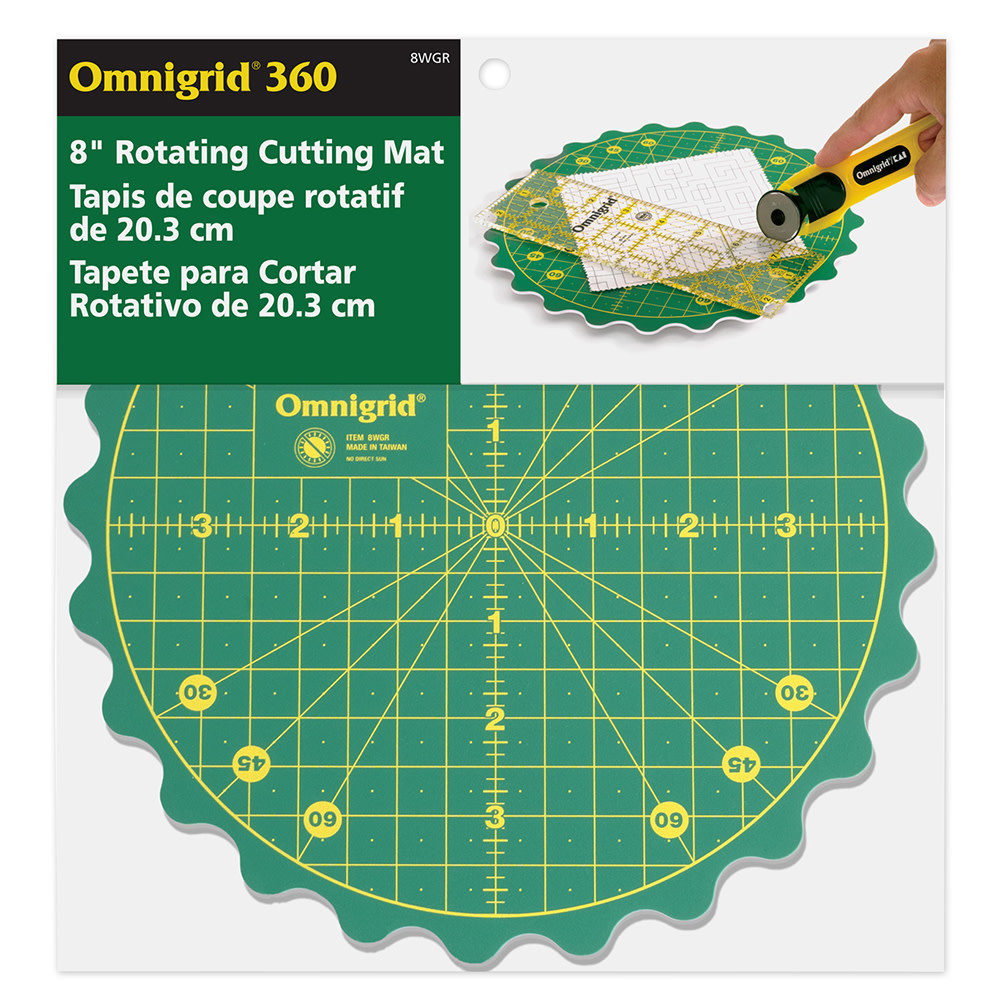 Omnigrid Le tapis de coupe rotatif à 360° Omnigrid - 8po (20.32cm)