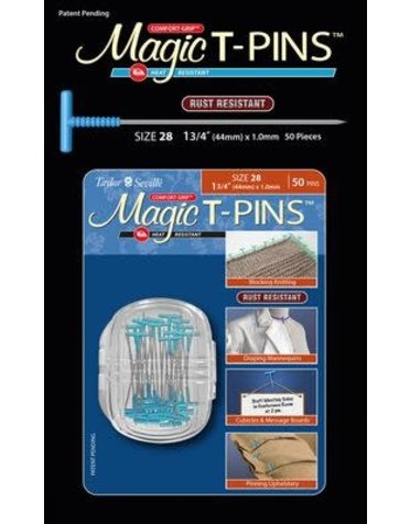Taylor Seville Originals Épingles Magic T-Pins grosseur 28 paquet de 50
