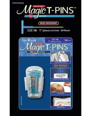 Taylor Seville Originals Magic T-Pins size 16, 50pc