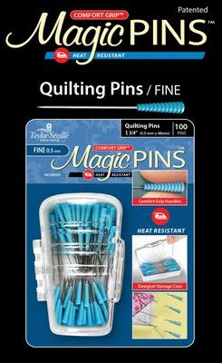 Taylor Seville Originals Magic Pins Quilting Fine 1 3/4in, 100 pins