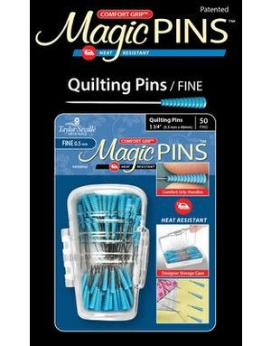 Taylor Seville Originals Magic Pins Quilting Fine 1 3/4in, 50 pins