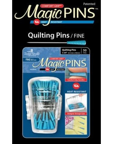 Taylor Seville Originals Magic Pins Quilting Fine 1 3/4in, 50 pins