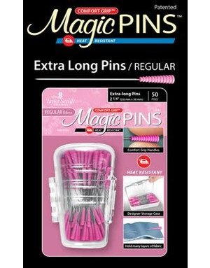 Taylor Seville Originals Magic Pins Extra Long Regular 2 1/4 in, 50 pins
