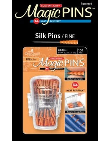 Taylor Seville Originals Magic Pins silk fine 1 7/16in, 100 pins