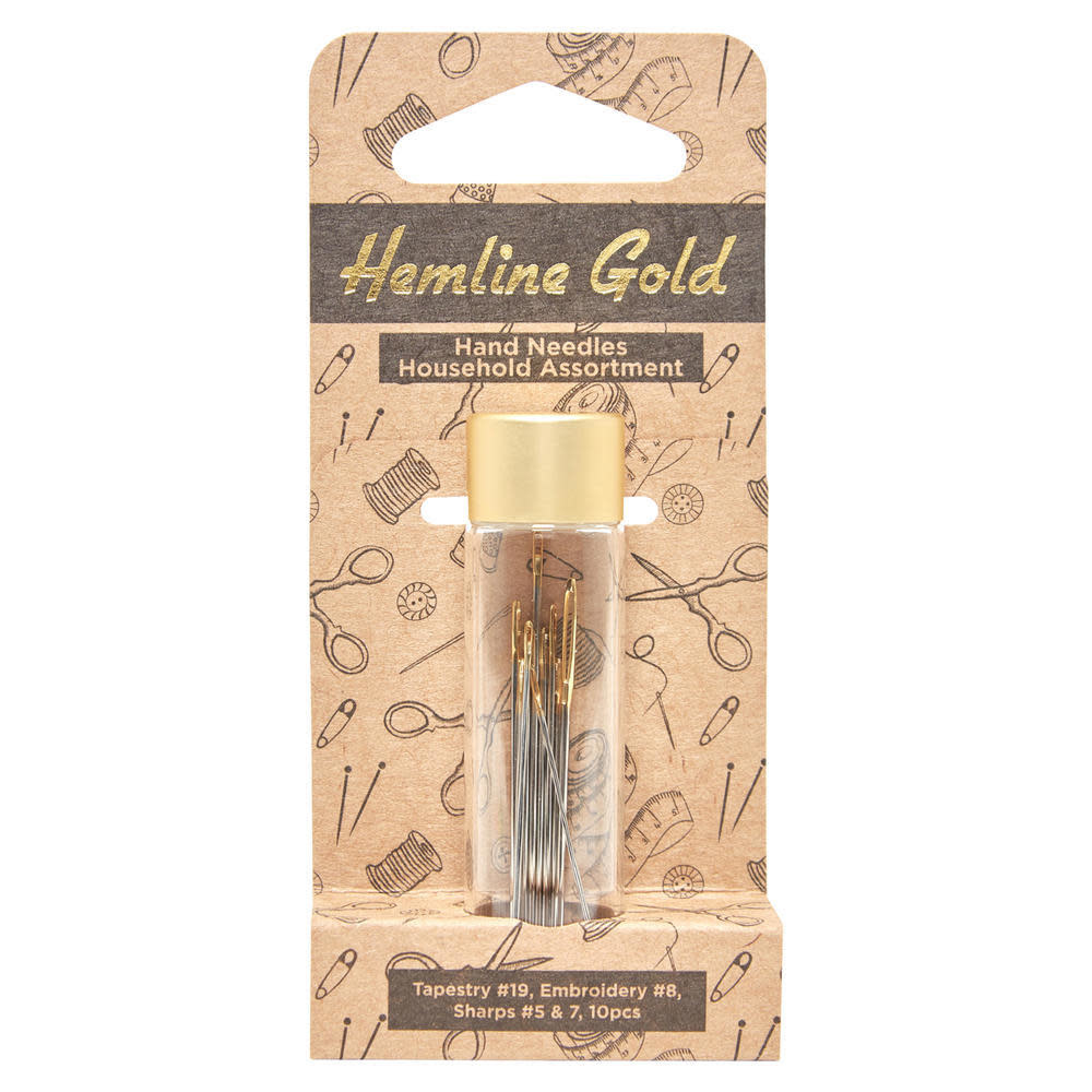 Hemline Gold HEMLINE GOLD Aiguilles à coudre à la main assorties (paquet de 10)