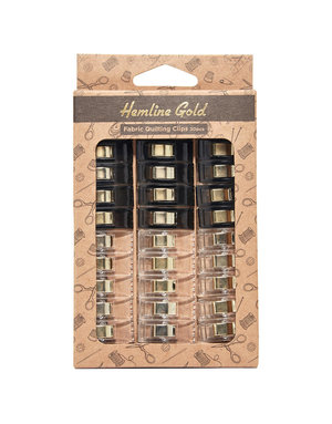 Hemline Gold HEMLINE GOLD Quilters Clips (Pack of 30)