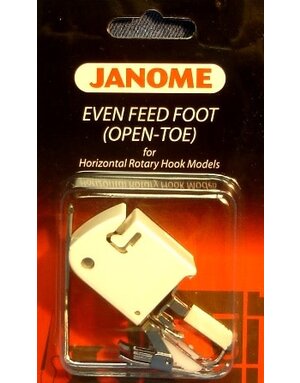 Janome Janome even feed foot  open toe