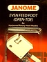 Janome Janome pied double entrainement ouvert