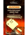 Janome Janome even feed foot  open toe