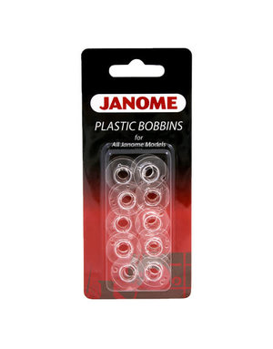 Janome Janome 10 plastic bobbins in blister package