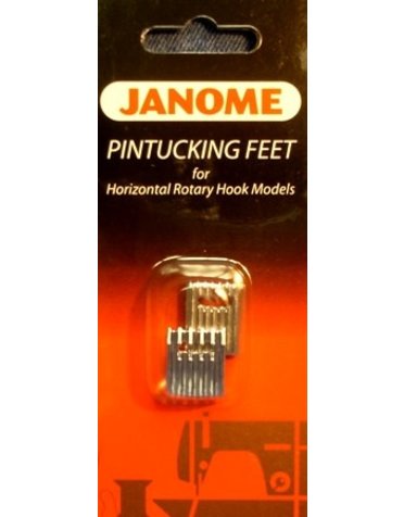 Janome Janome pintucking foot set Elna Janome 5 & 7 mm