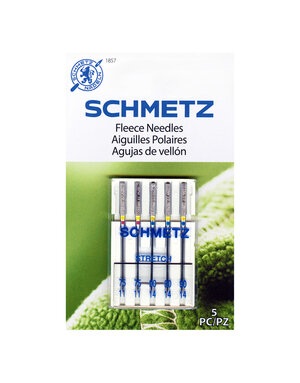 Schmetz SCHMETZ #1857 Fleece Needles Pack Carded - Assorted - 5 count