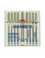 Schmetz Paquet d'aiguilles multiples SCHMETZ sur carton - Grosseurs assorties - 9 unités