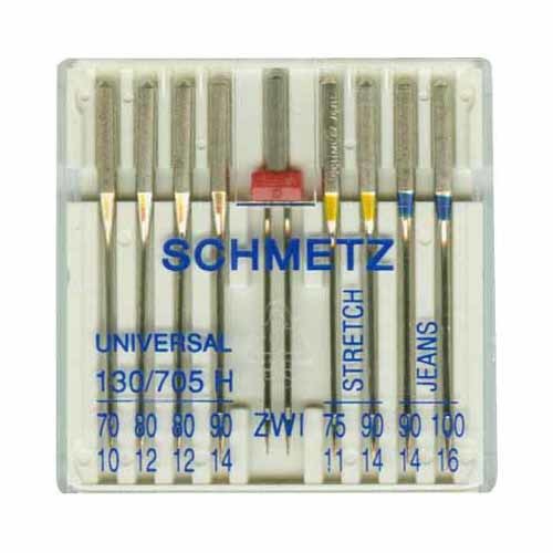 Schmetz SCHMETZ Multi Pack Needles Carded - Assorted Sizes - 9 count