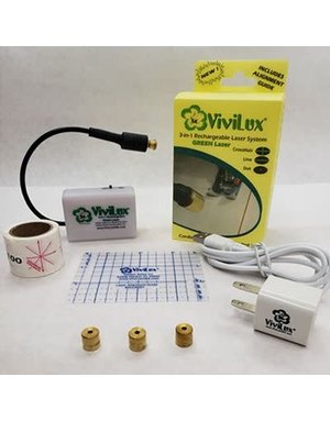 Crystalique/Harbor Sales, Inc. ViviLux 3-in-1 Rechargeable Green Laser System