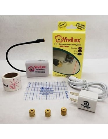 Crystalique/Harbor Sales, Inc. ViviLux 3 en 1 laser rouge rechargeable