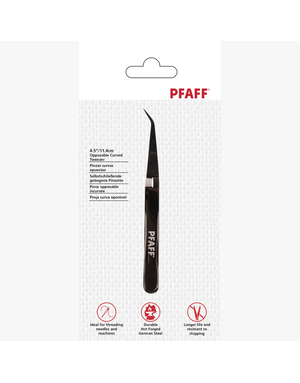Pfaff Pfaff 4.5"/11.4cm opposable curved tweezer