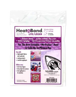 HeatnBond Paquet de feuilles adhésives à repasser léger HEATNBOND - 43cm x .9m (17″ x 1v.)
