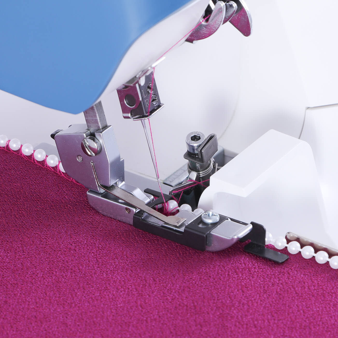 Blind Stitch Overlock Foot For Pfaff & Gritzner Sewing Machines With IDT/DFT