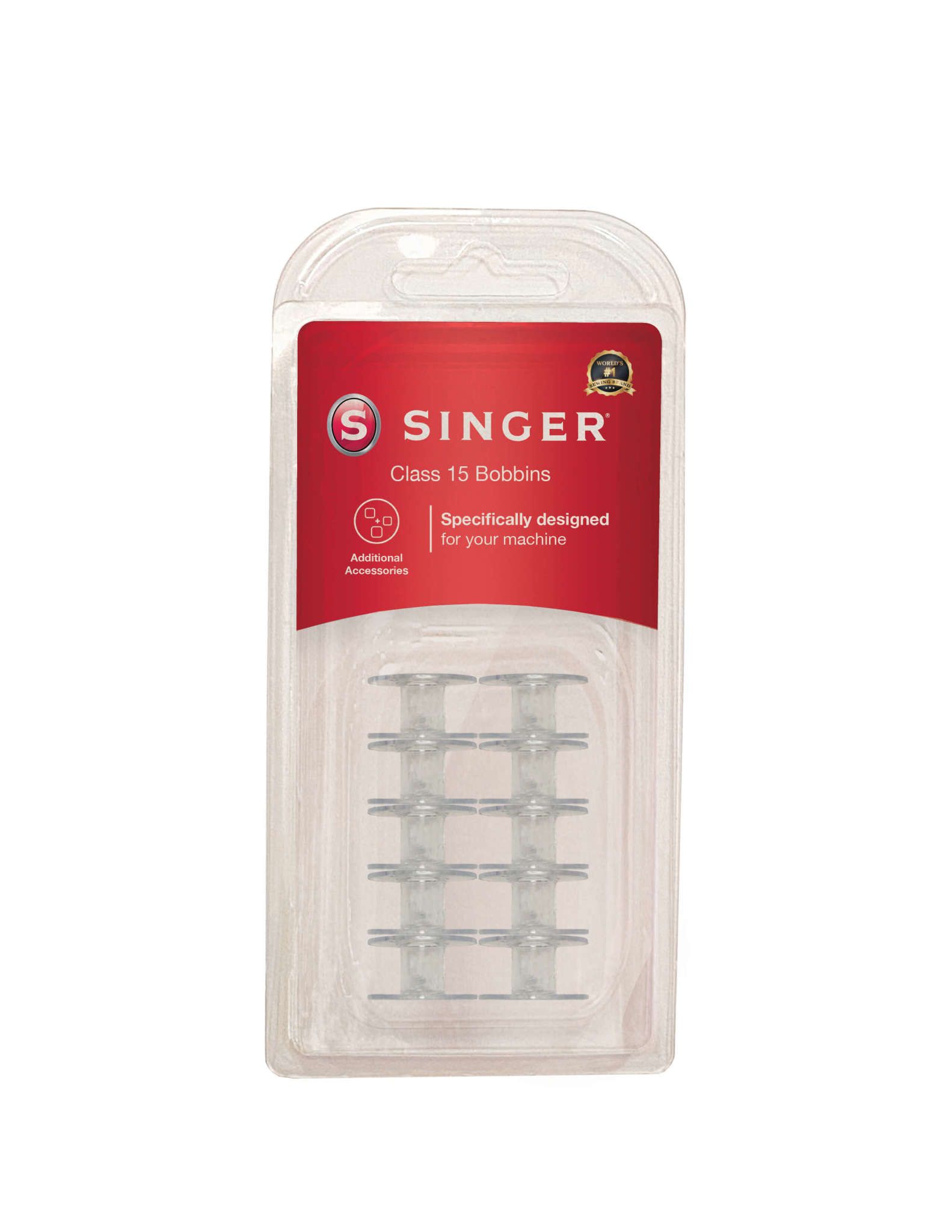 Singer Singer canettes classe 15 plastique, paquet de 10