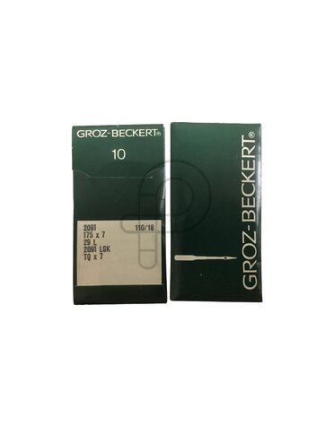 Groz - Beckert Industrial needle 175x7 size 18, pkg 10