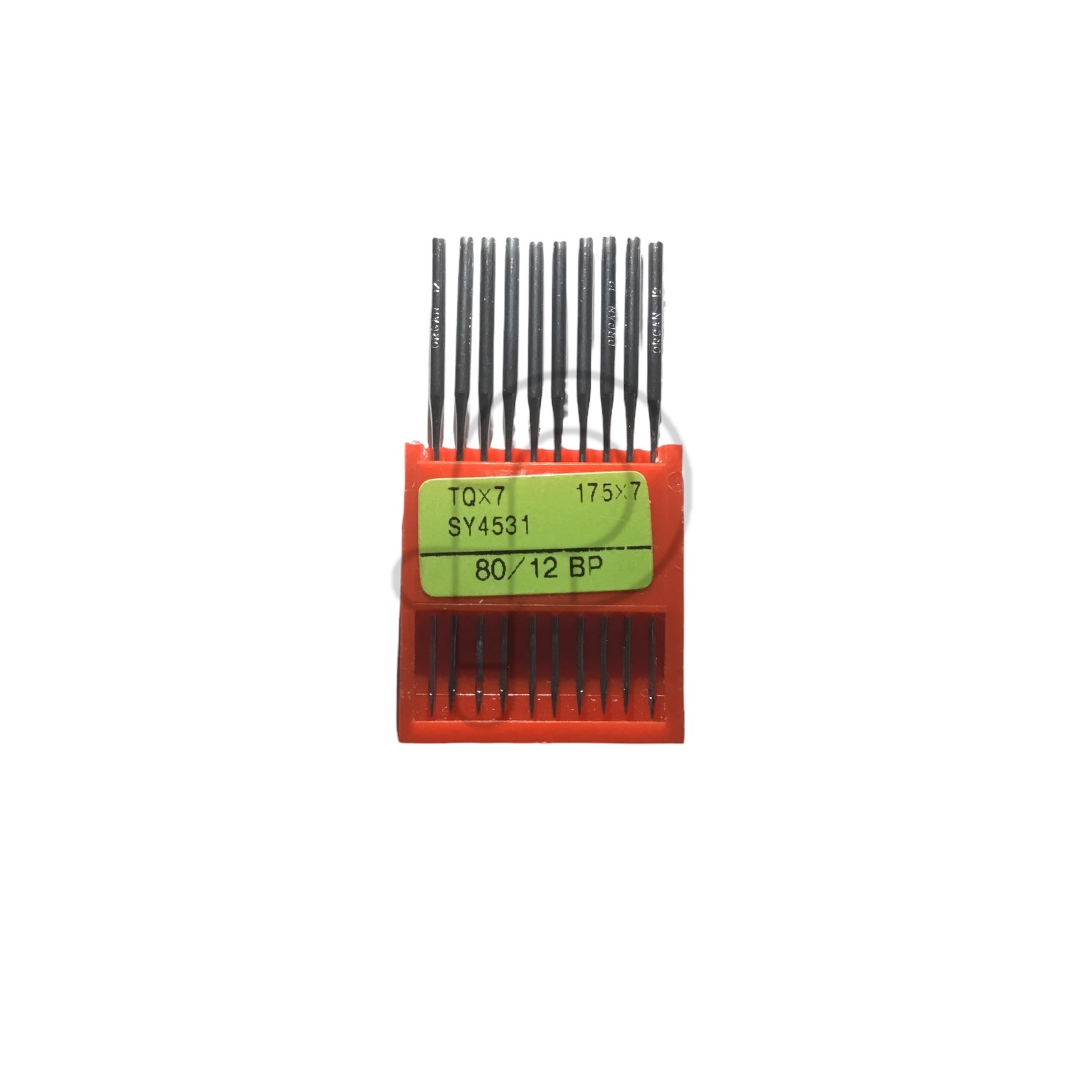 Organ Industrial needletqx7 size12 ball point, pk 10