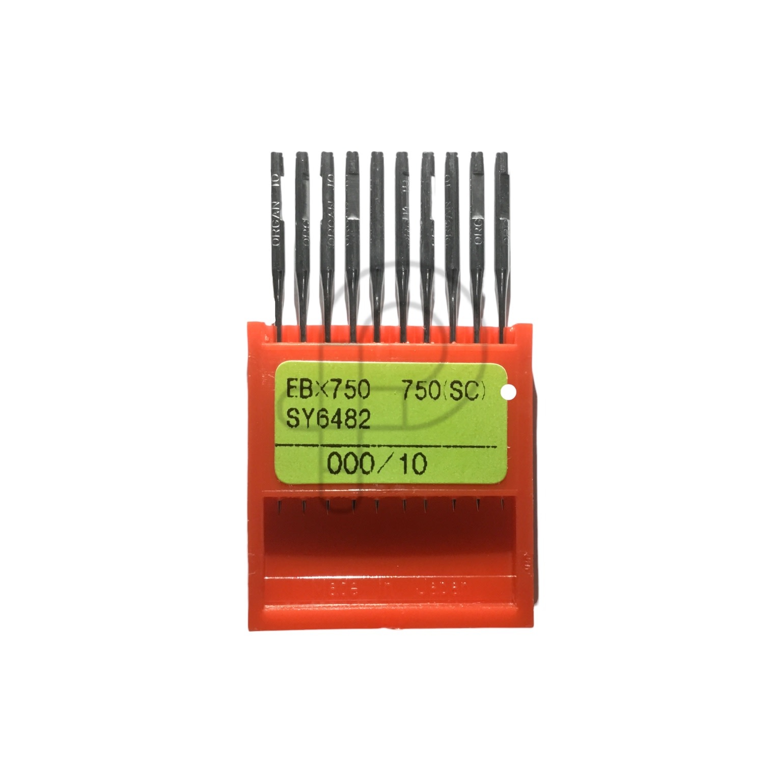 Organ Industrial needle ebx750 size 10, pk 10
