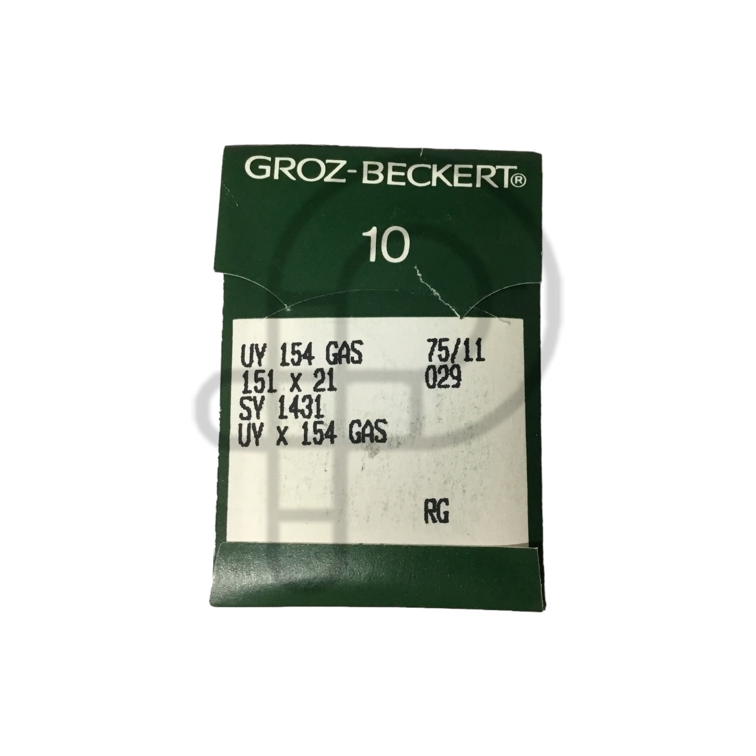 Groz - Beckert DISC Groz-Beckert UY154 GAS size 75/11 pack of 10