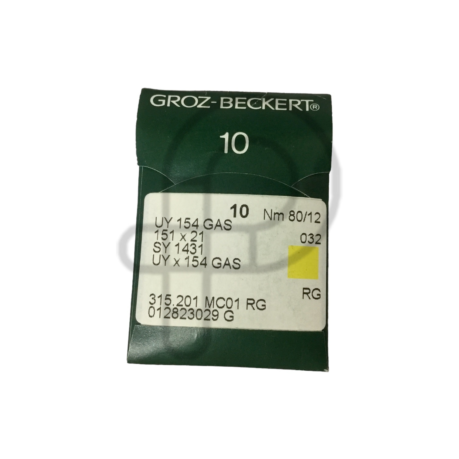 Groz - Beckert DISC Aiguille surjeteuse courbe union special UY154 GAS grandeur 80/12 paquet de 10