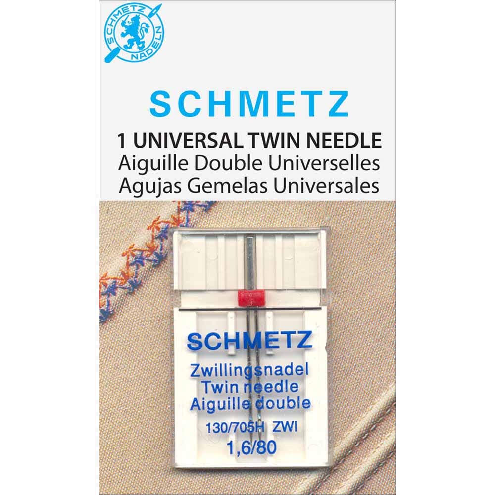 Schmetz SCHMETZ #1777 Twin Needle Carded - 80/12 - 1.6mm - 1 count