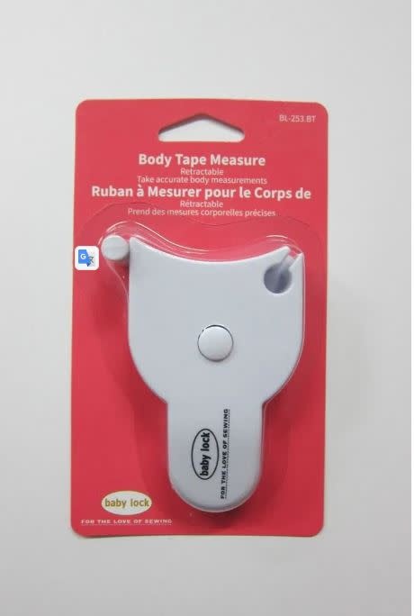 Ruban à mesurer pour le corps ， Ruban à mesurer rétractable pour