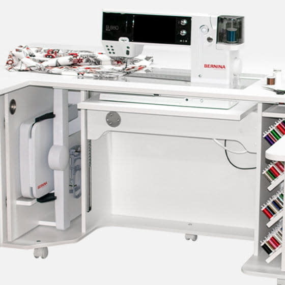 Horn Bernina cabinet Luxe sewing suite pour série 4-5-7-8 ( insert 31po )